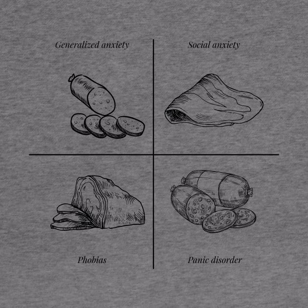 A charcuterie platter of anxiety disorders by Maintenance Phase